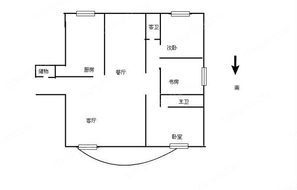 稀缺三房一线,两南一北 送大阳台,满5,地铁学区房,随时可看