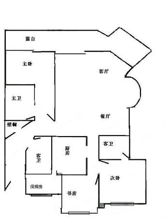 长宁,鼎邦丽池(公寓) ,精装, 3室2厅,219平