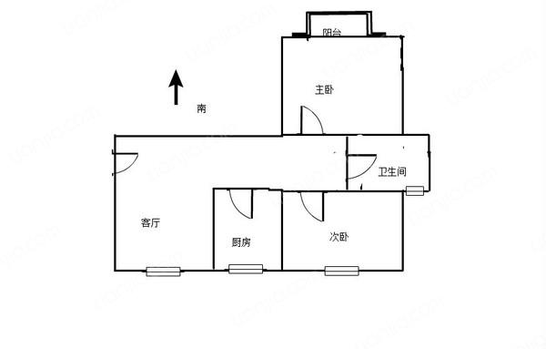 闵行,上海阳城 ,精装, 2室1厅,63平