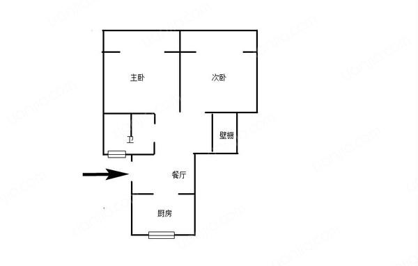 浦東,南楊小區(長清路) , 2室1廳,70平