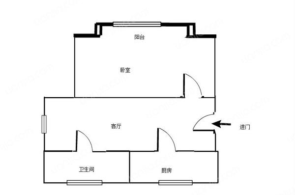 嘉定,豐莊十二街坊 ,簡裝, 1室2廳,60平